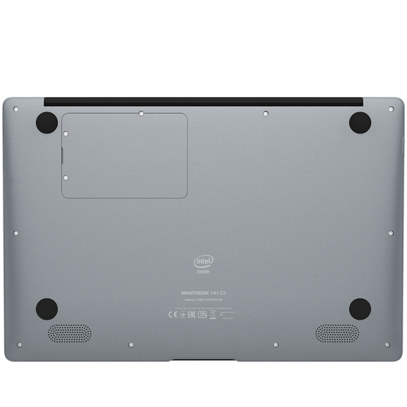 Prestigio SmartBook 141 C7,14,1 1366 768 TN, Windows 10 home, iki 2,4 GHz nuolatinės srovės inte N3350,4/128 GB, BT4.2, dvigubas WiFi, USB 3.0, USB 2.0, USB tipas-C, HDD2.5 lizdas, Micro SD kortelės lizdas, mini HDMI, 0.3MP, EN+RU KBM, 7.4V@4800mAh, Tamsiai pilka