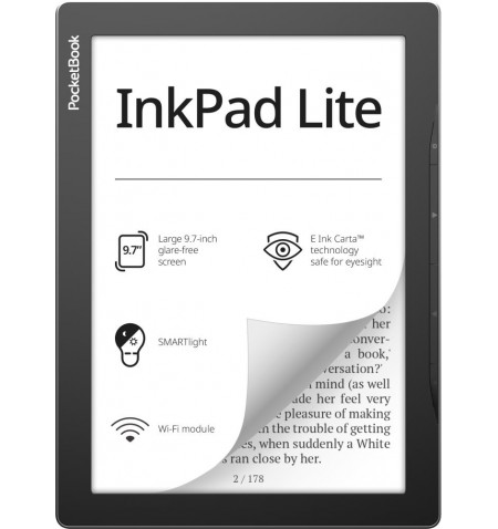 E-Reader|POCKETBOOK|InkPad Lite|9.7 |1200x825|1xUSB type C|Micro SD|Wireless LAN 802.11b/g/n|Grey|PB970-M-WW