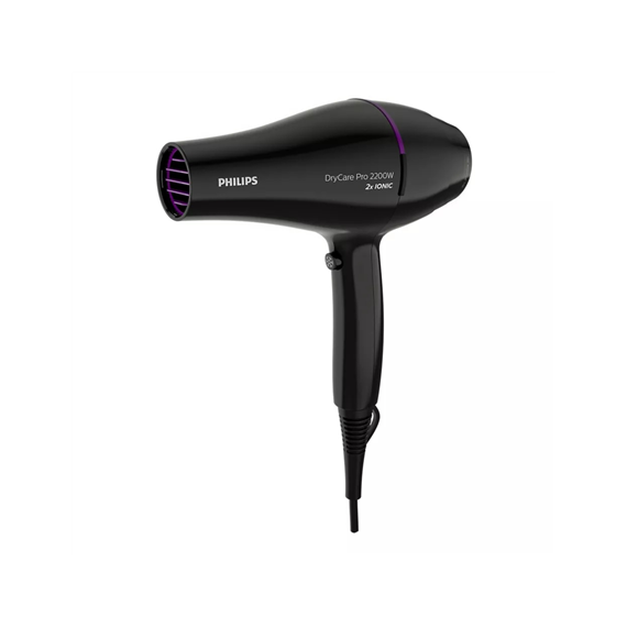 Philips Hair Dryer BHD274/00 2200 W, Number of temperature settings 6, Ionic function, Diffuser nozzle, Black