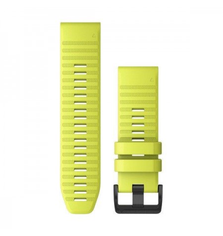 Acc,fenix 6X 26mm QuickFit Amp Yellow Silicone Band