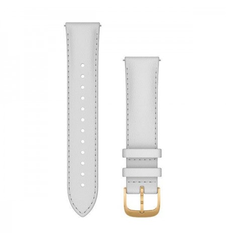 Acc, vivomove, Luxe, 20mm, Leather, Gold, White
