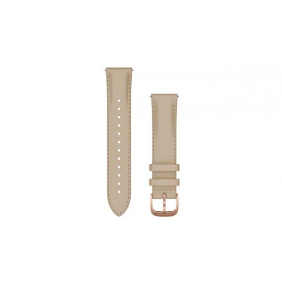 Acc, vivomove, Luxe, 20mm, Leather, Rose Gold, Light Sand