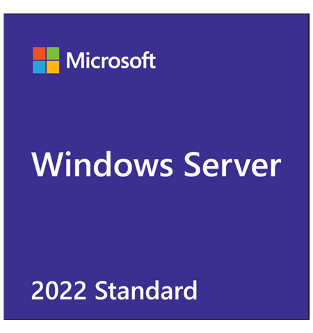 Microsoft P73-08328 Windows Svr Std 2022 64Bit English 1pk DSP OEI DVD 16 Core