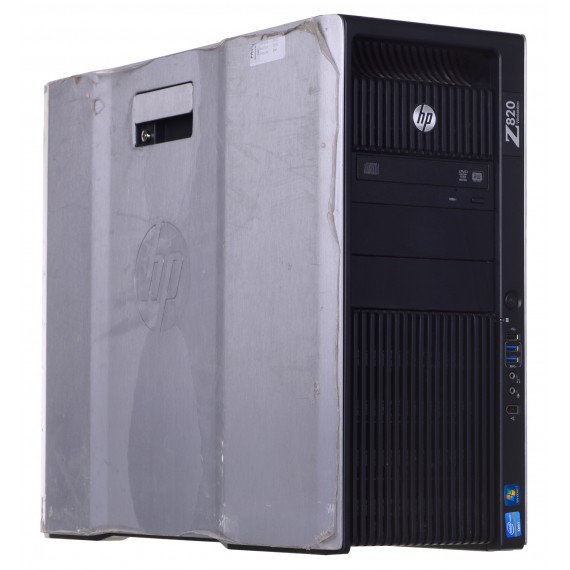 HP WorkStation Z820 2x(E5-2643 v2) RAM 128GB 500GB SSD DVD NVQ K5000 TOWER Win10pro UŻYWANY