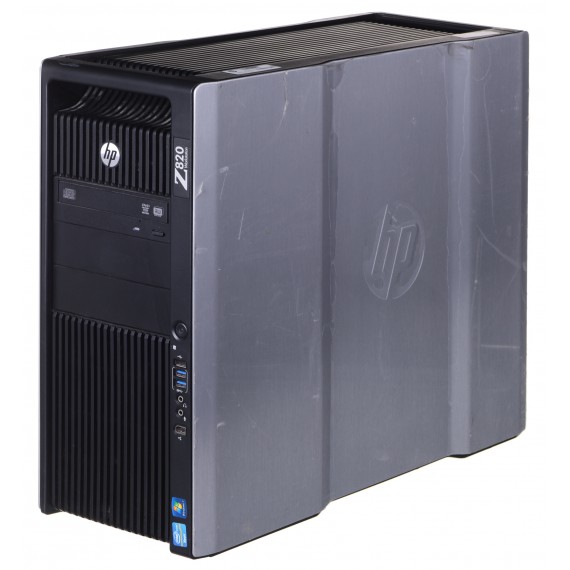 HP WorkStation Z820 2x(E5-2643 v2) RAM 128GB 500GB SSD DVD NVQ K5000 TOWER Win10pro UŻYWANY