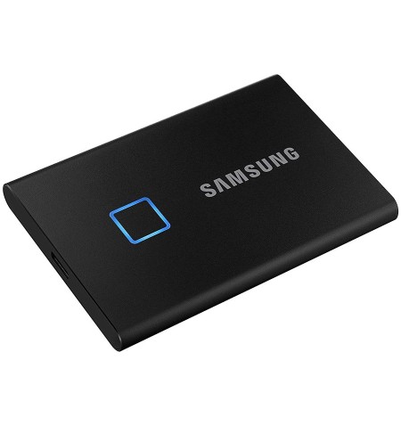 Samsung SSD T7 Touch External 1TB, fingerprint and password security, USB 3.2, 1050/1000 MB/s, included USB Type C-to-C and Type