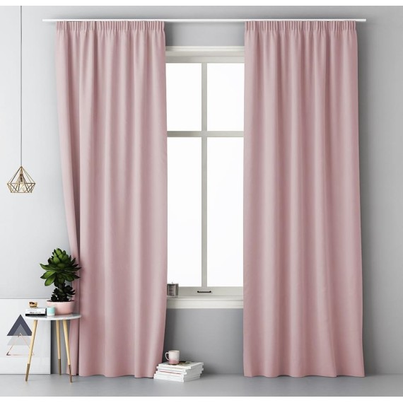 Room99 AURA Curtain 140x250 Tape Powder pink