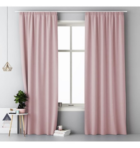 Room99 AURA Curtain 140x250 Tape Powder pink