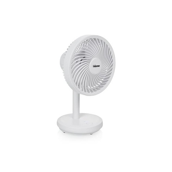 Tristar VE-5841 USB Rechargeable Fan, Number of speeds 4, 4 W, Oscillation, Diameter 16.5 cm, White