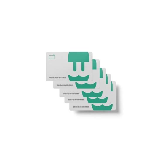 Wallbox RFID Card Pack RFID-5 White