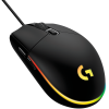 LOGITECH G102 LIGHTSYNC Corded Gaming Mouse - BLACK - USB - EER