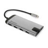 Verbatim 49142 sąsajos šakotuvas USB 3.2 Gen 1 (3.1 Gen 1) Type-C 1000 Mbit/ai Juoda, Sidabras