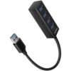 AXAGON HUE-M1AL 4x USB 3.2 Gen 1 MINI hub, metal, 1.2m USB-A cable