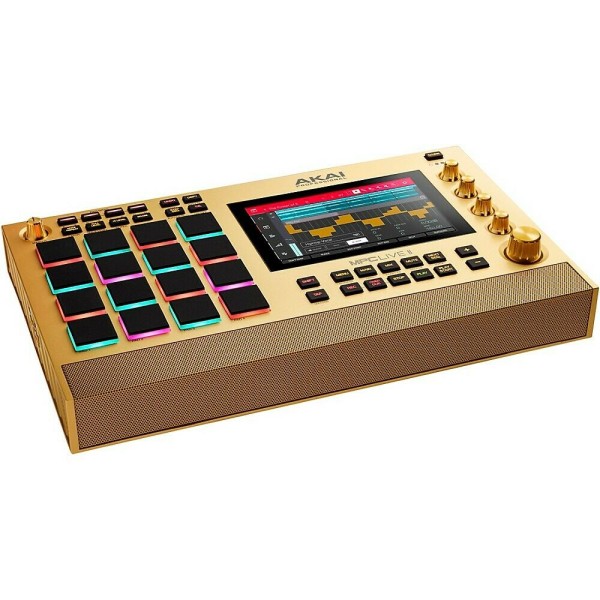 AKAI MPC Live II GOLD Atskira muzikos kūrimo stotis Sampler MIDI USB Auksinis