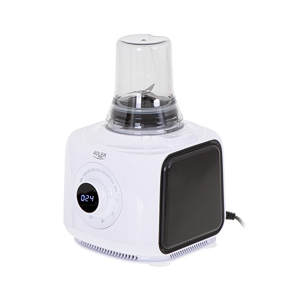 Adler LCD Food Processor 12in1 AD 4224 1000 W, Bowl capacity 3.5 L, Number of speeds 7, White/Black
