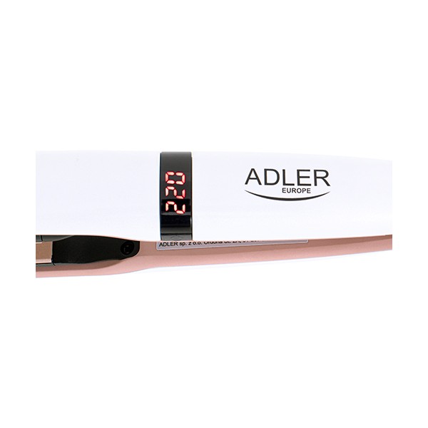 Adler Hair Straightener AD 2321 Warranty 24 month(s), Ceramic heating system, Display LCD, Temperature (min) 140 °C, Temperatur