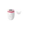 Philips Corded Compact Epilator BRE235/00 Satinelle Essential White/Pink, Corded