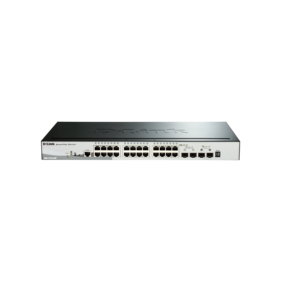 D-Link Switch DGS-1510-28P Web Management, Rack mountable, 1 Gbps (RJ-45) ports quantity 24, SFP ports quantity 2, SFP+ ports qu