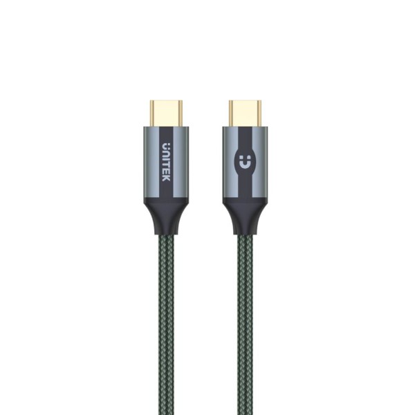 UNITEK C14079GN USB kabelis 1 m USB 3.2 Gen 2 (3.1 Gen 2) USB C Žalia