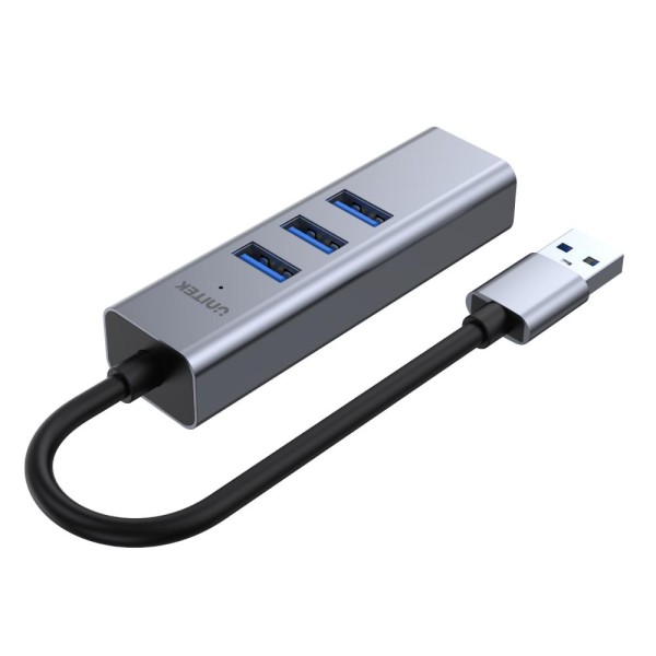 UNITEK HUB USB-A 3.1, 5 GBPS, 3XUSB + RJ45, H1906A
