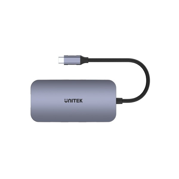 UNITEK D1071A sąsajos šakotuvas USB 3.0 SuperSpeed 5 Gb/s Sidabras