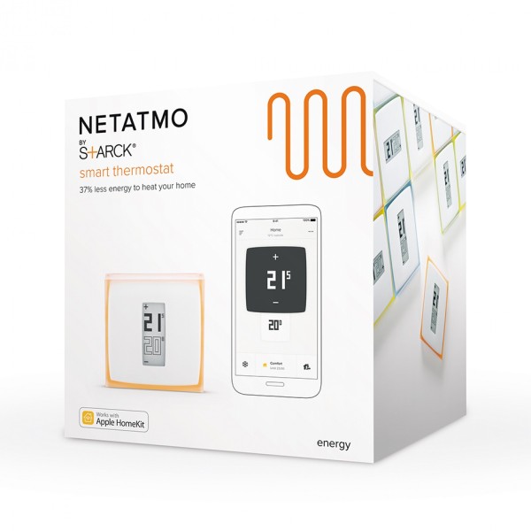 Netatmo Thermostat termostatas Permatomas, Balta