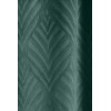Zasłona Leafly- gotowa do salonu welurowa na taśmie CIEMNA ZIELEŃ 140cmx250cm