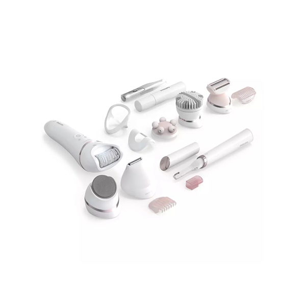 Philips Beauty Set BRE740/90 Series 9000 Operating time (max) 40 min, Wet & Dry, White/Pink, Cordless