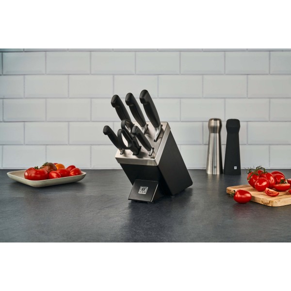 ZWILLING FOUR STAR 35145-007-0 kitchen knife/cutlery block set 7 pc(s) Black