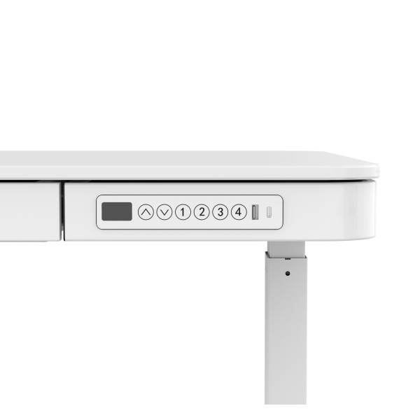 Tuckano Electric height adjustable desk ET119W-C BI white