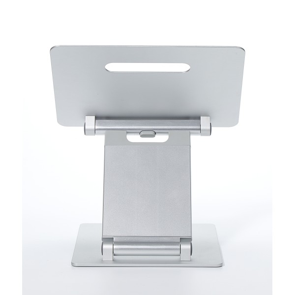 POUT Eyes3 Lift - Aluminium telescopic laptop stand, silver and blue
