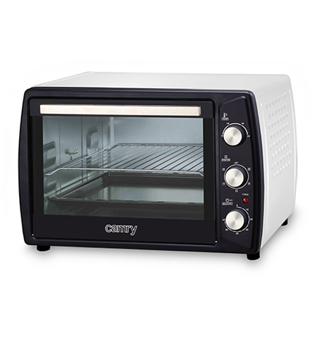 Camry CR 6007 42 L, No, Electric Oven, White/Black, 1800 W