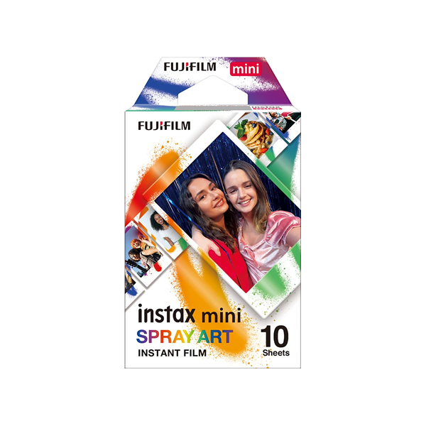 Fujifilm Instax Mini Art Spray Sheet (10pl) Instant Film 54 x 86 mm