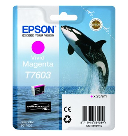 EPSON Ink T7603 Vivid Magenta