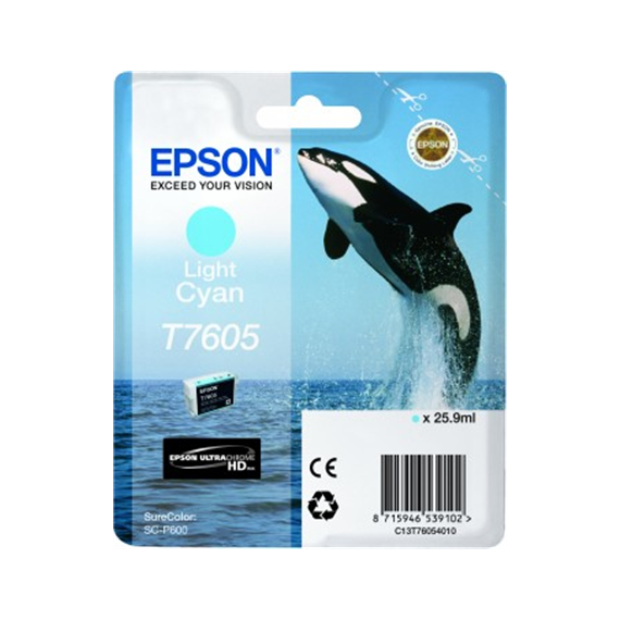 EPSON Ink T7605 Light Cyan