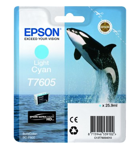 EPSON Ink T7605 Light Cyan