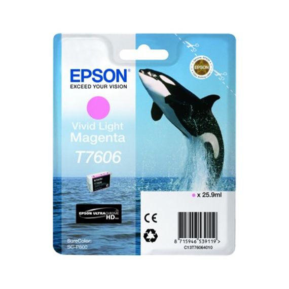 EPSON Ink T7606 Vivid Light Magenta