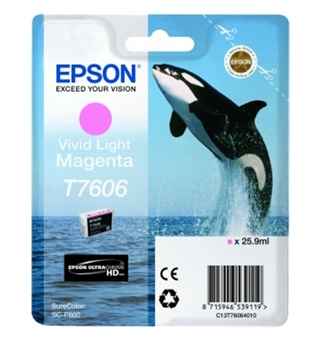 EPSON Ink T7606 Vivid Light Magenta