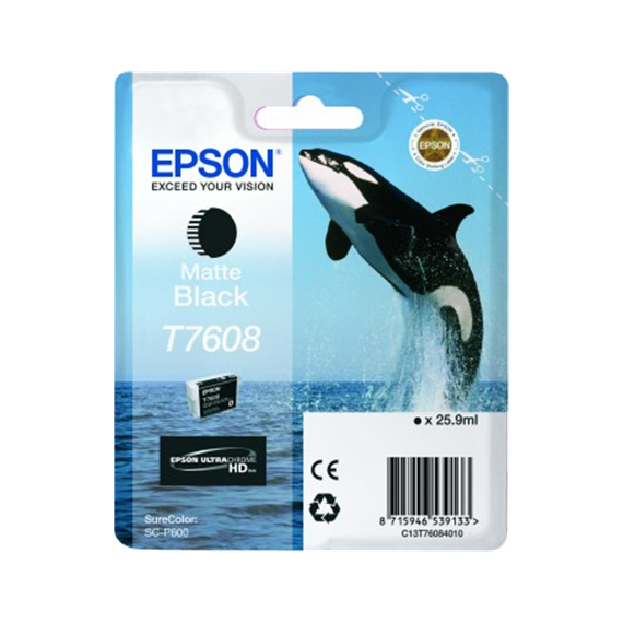 EPSON Ink T7608 Matte Black