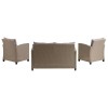 Jysk MORA 3700023 4-seater garden sofa set (sofa + table + 2 x armchair) natural colour