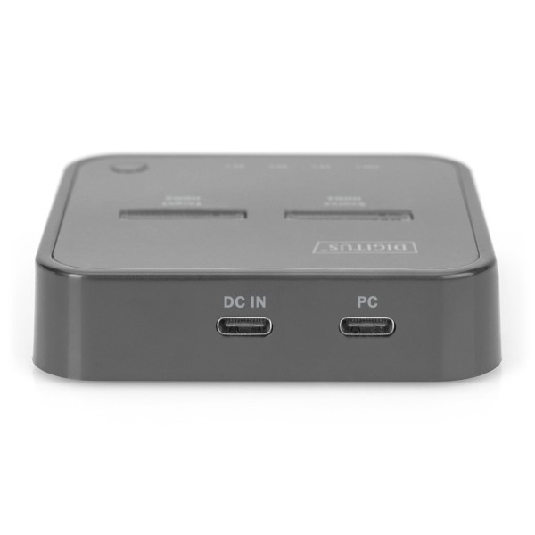 Digitus Dual M.2 NVMe SSD Docking Station with Offline Clone Function, USB-C