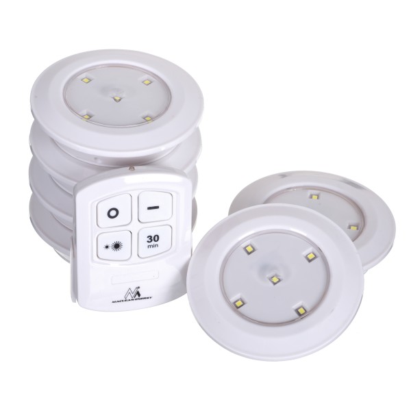MACLEAN LED LAMPS SET WITH REMOTE CONTROL MCE165
