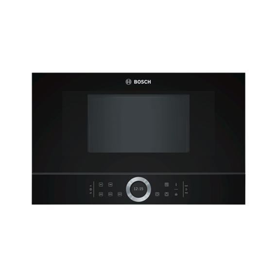 Bosch Microwave Oven BFL634GB1 Touch, 900 W, Black, Built-in, Defrost function
