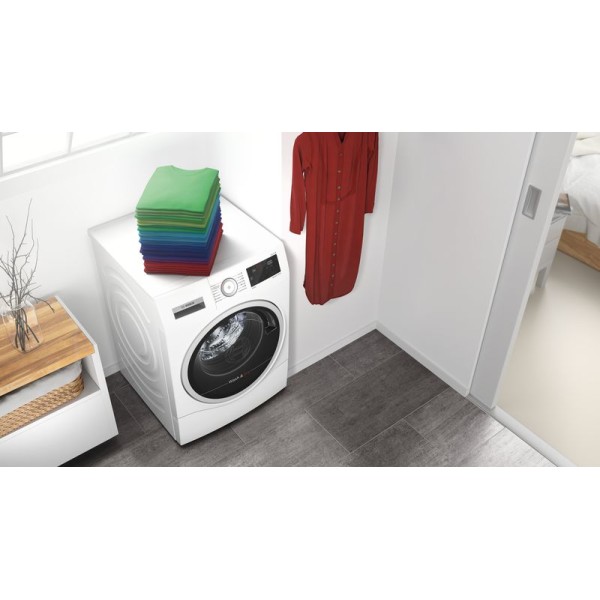 Bosch Serie 8 WDU8H540PL washer dryer Freestanding Front-load 10/6 kg D White