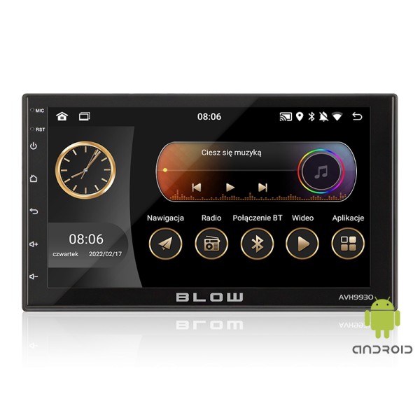 Radio BLOW AVH-9930 2DIN 7 GPS Android 11