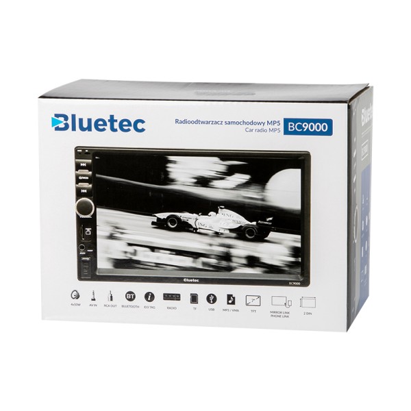 Radio BLUETEC BC9000 2DIN 7