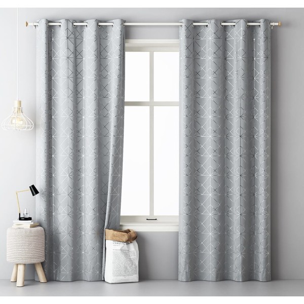 Room99 GLAMMY Curtain 140x250 Light grey