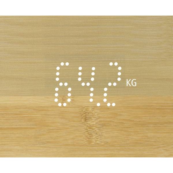 Medisana PS 440 Personal Scale, Bamboo, LED Display