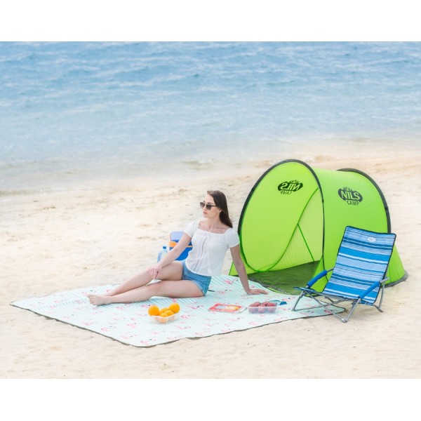 Namiot plażowy samorozkładający NILS CAMP NC3173 zielony