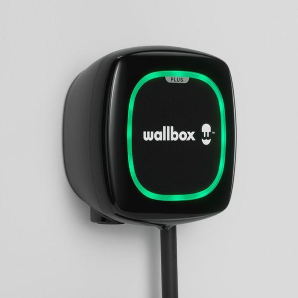 Wallbox Pulsar Plus Electric Vehicle charger, 5 meter cable Type 2, 11kW, RCD(DC Leakage) + OCPP, Black